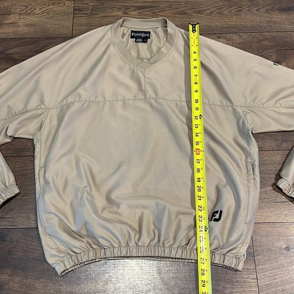 FootJoy tan windbreaker size large - Picture 2 of 8